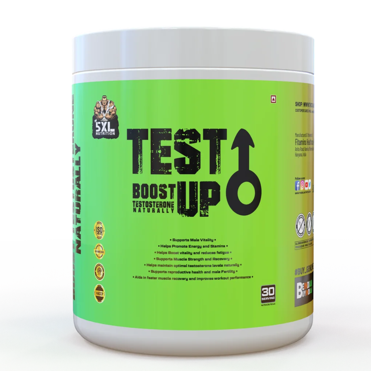 THE 5XL NUTRITION TEST BOOST UP