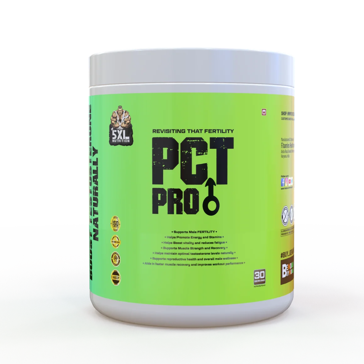 THE 5XL NUTRITION PCT PRO